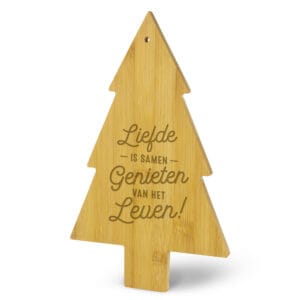 Borrelplank - Kerstboom Liefde is..