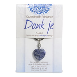 Edelsteen Sleutelhanger - Dank je