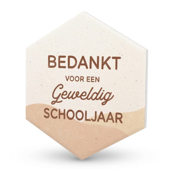 Keramieken Onderzetter - Schooljaar