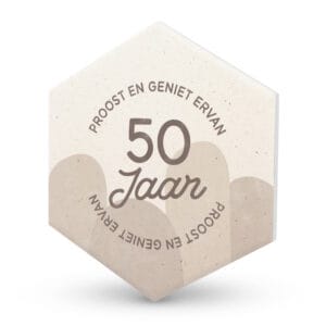 Keramieken onderzetter - 50 jaar