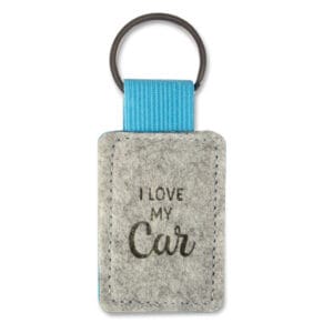 Vilten Sleutelhanger - Car