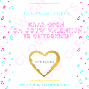 Kraskaart - Valentijn Goud