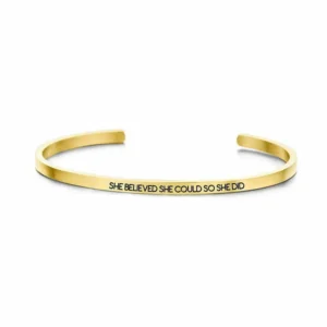 Armband - She believed she could so she did it