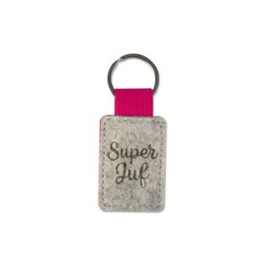 Vilten Sleutelhanger - Juf