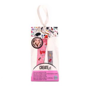 Bodyglitter&lipgloss silver