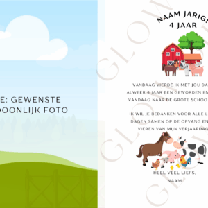Van opvang naar school - Boerderij
