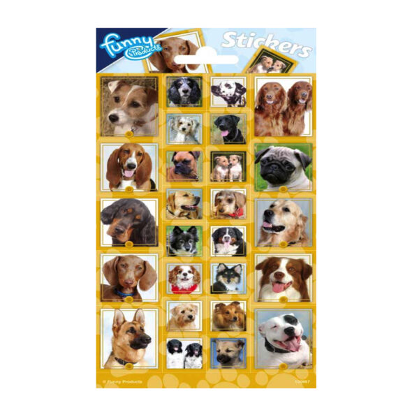 Honden stickervel