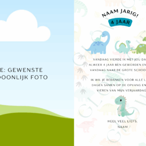 Van opvang naar school - Dino