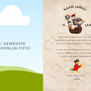 Van opvang naar school – Piraat