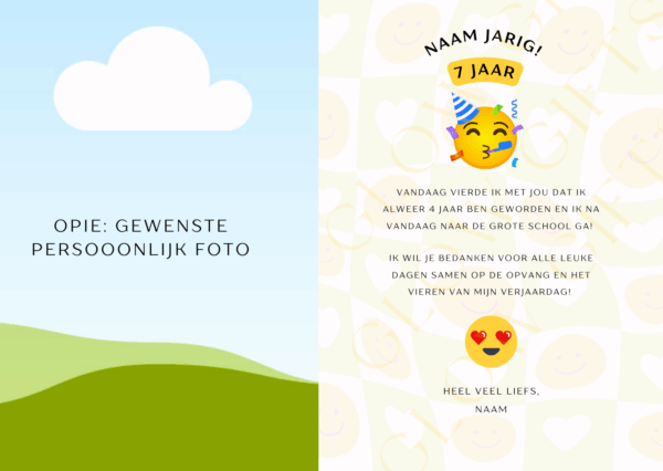 Van opvang naar school – Smiley
