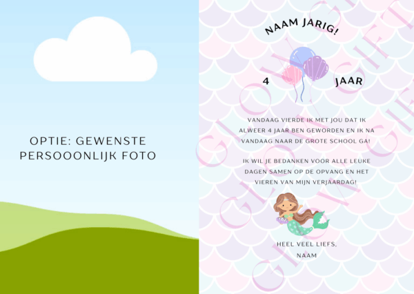 Van opvang naar school – Zeemeermin