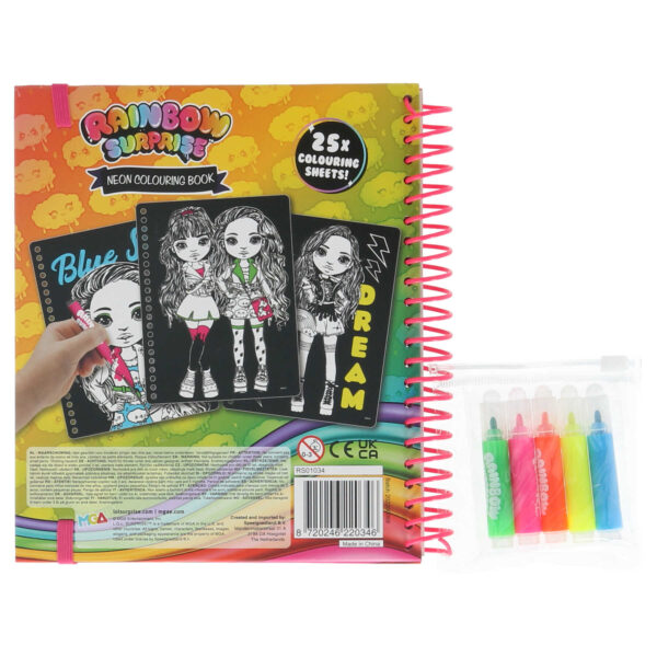 Rainbow Surprise Neon Kleurboek