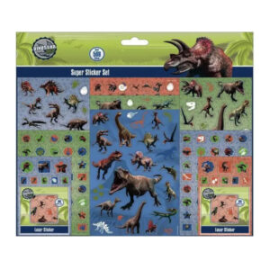 Dinosaurus super sticker set