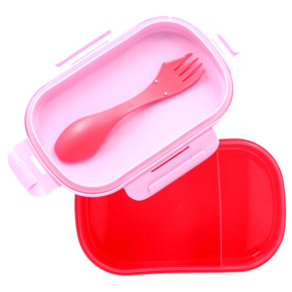 Lunchbox met bestek mini mouse - Afbeelding 2