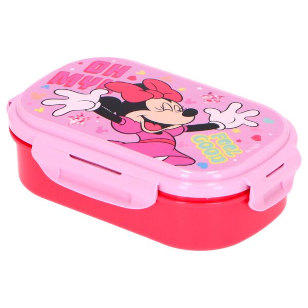 Lunchbox met bestek mini mouse