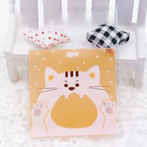 Katten zakje 10x10cm