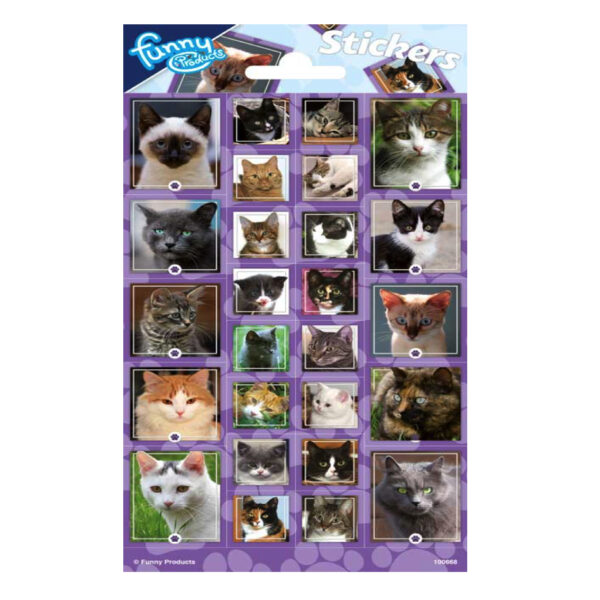 Katten stickervel