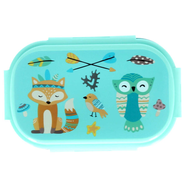 Lunchbox met bestek Animals - Afbeelding 5