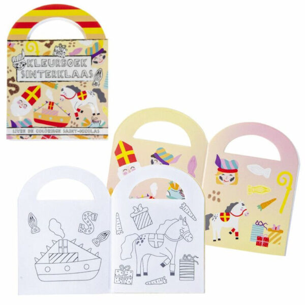 Kleurboekje incl. stickers – Sinterklaas - Afbeelding 2
