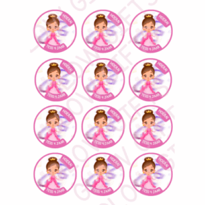 Traktatiestickers - Prinses