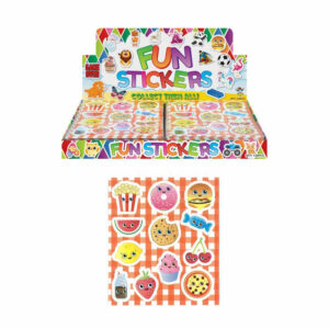 Stickervel - Voedsel smiley