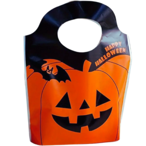 Pompoen Halloweenzakje 19,5x15,5cm