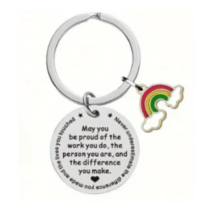 Motivation circle sleutelhanger - Rainbow