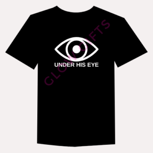 Strijk applicatie - Under his eye - groot