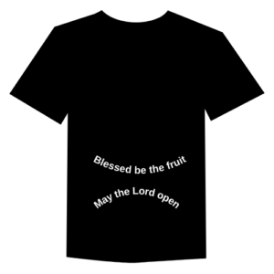 Strijk applicatie - Blessed fruit - groot