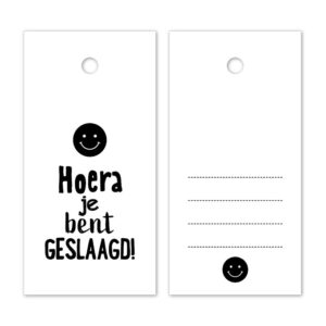 Cadeaukaart - Hoera je bent geslaagd