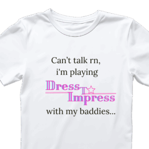 Strijk applicatie - Dress to Impress