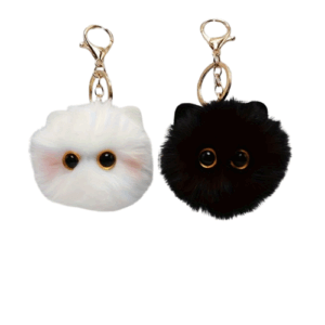 Knuffel sleutelhanger - Fluffy balls