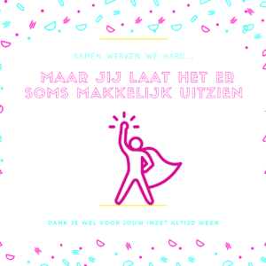 Kaartje - Harde werker