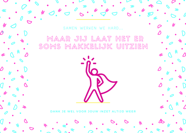 Kaartje - Harde werker