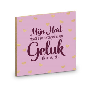 Onderzetter - Geluk