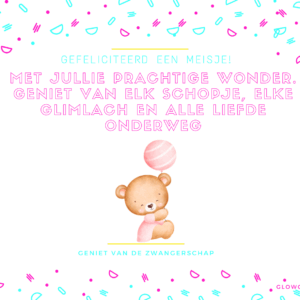 Kaartje - Hoera een Meisje