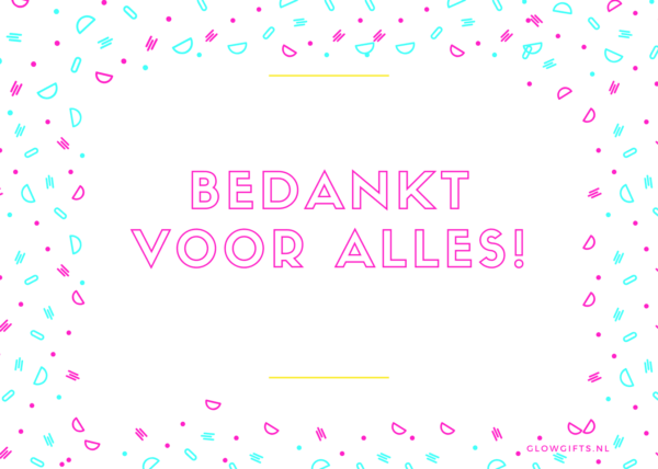 Kaartje - Bedankt