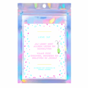 Glow Gelukszakje - Lieve Juf