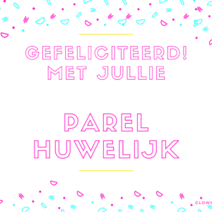 Kaartje - Parel Huwelijk