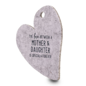 Vilten Onderzetter Hart - Mother & Daughter